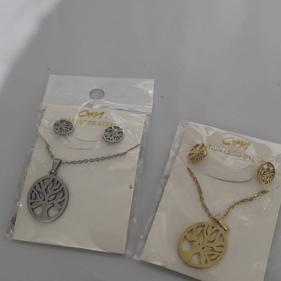 Necklace Fashion Long anti silver color Necklace N - Picture 3 of 3